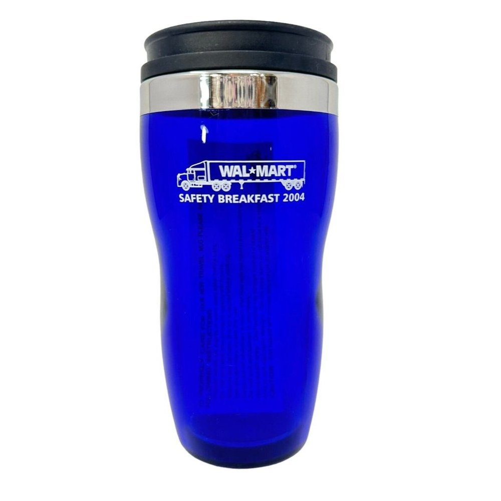Wal-Mart Sweda Travel Mug 14th Annual Safety Breakfast 2004 16 oz